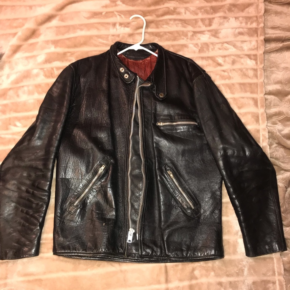 Vintage Genuine Leather Jacket
